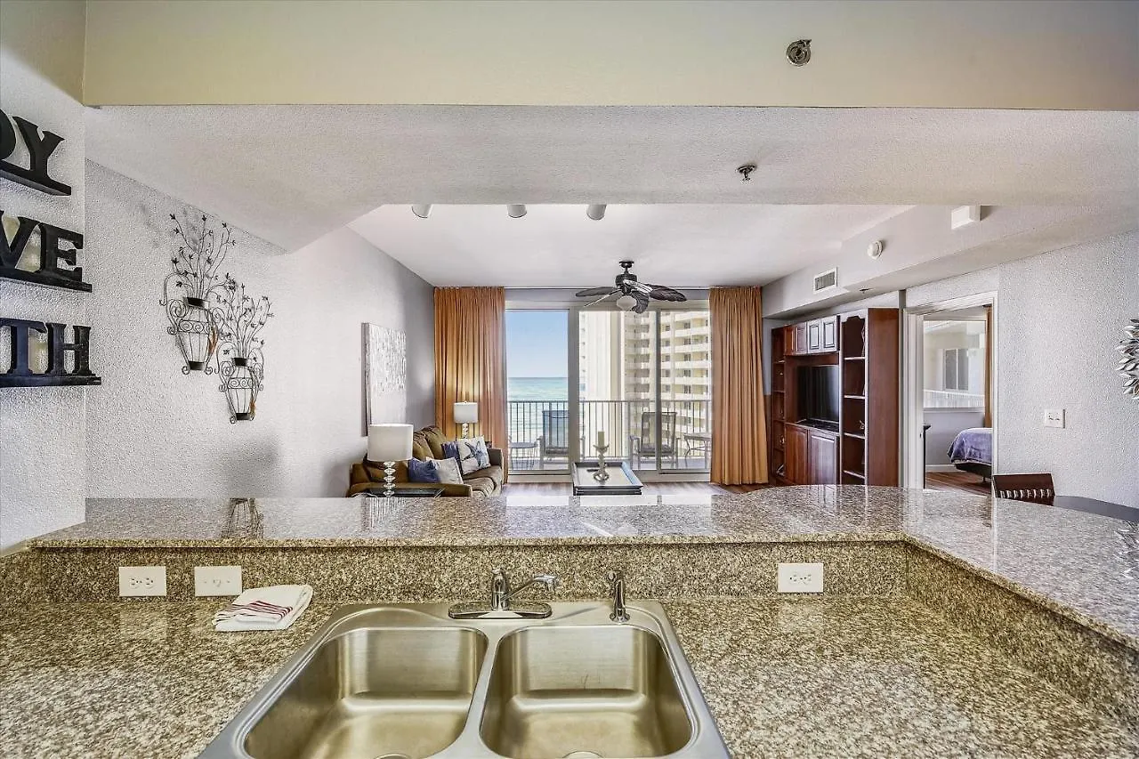 Shores Of Panama 1017 - 1 Bedroom Bunkroom Sleeps 6, Free Fun! Condo Panama City Beach 0*,